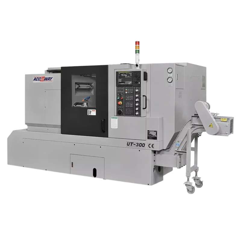 2 ACCUWAY UT-300 Fanuc Kontrollü CNC Yatay Torna