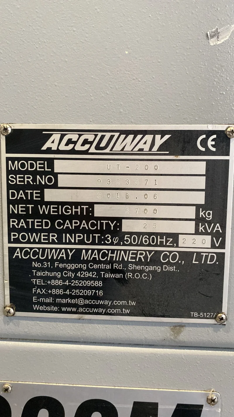 2. EL ACCUWAY UT-200M